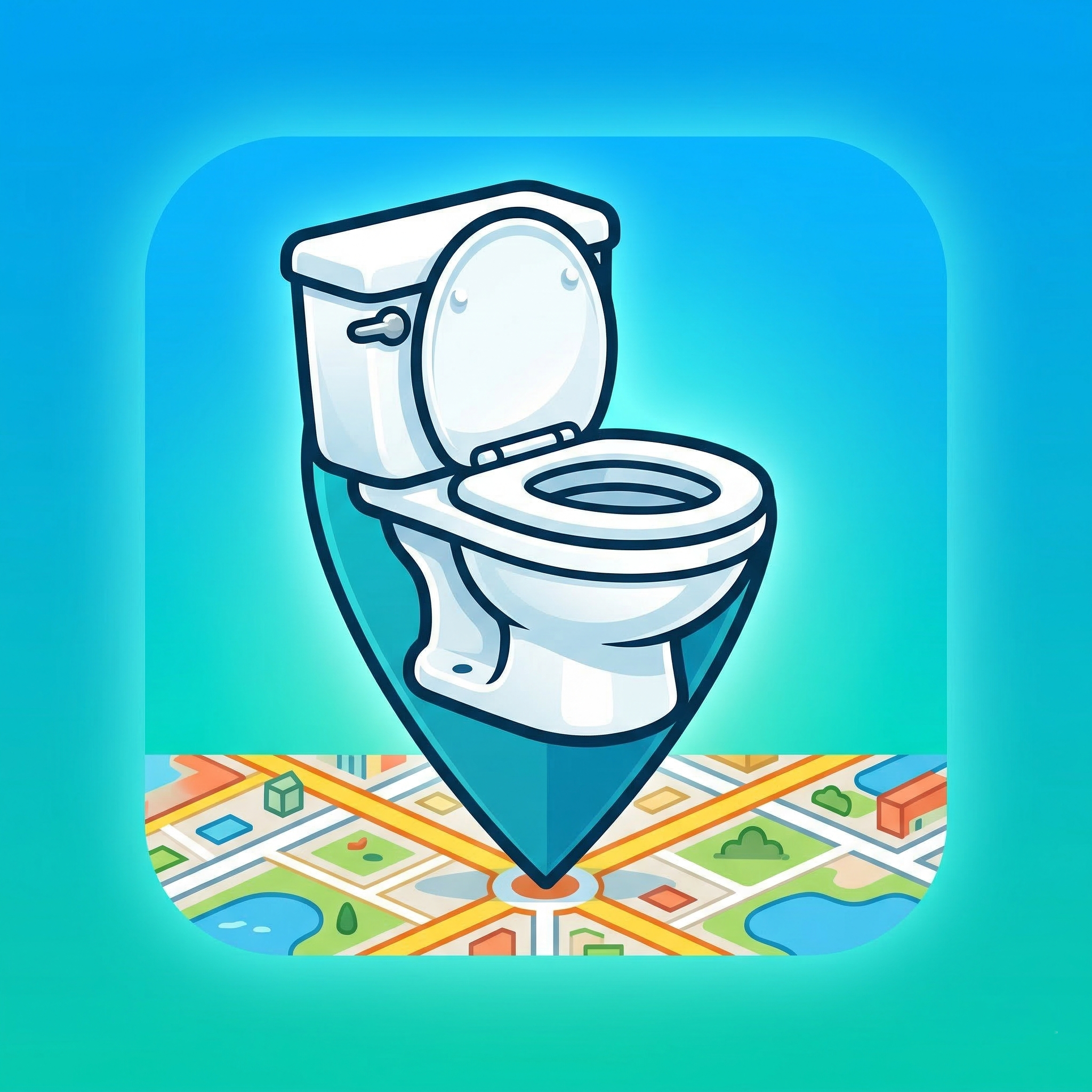 近くのトイレ NearToilet アイコン